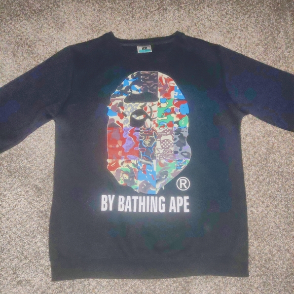 A Bathing Ape 20th Anniversary x Cut and Sewn crew - Picture 1 of 5